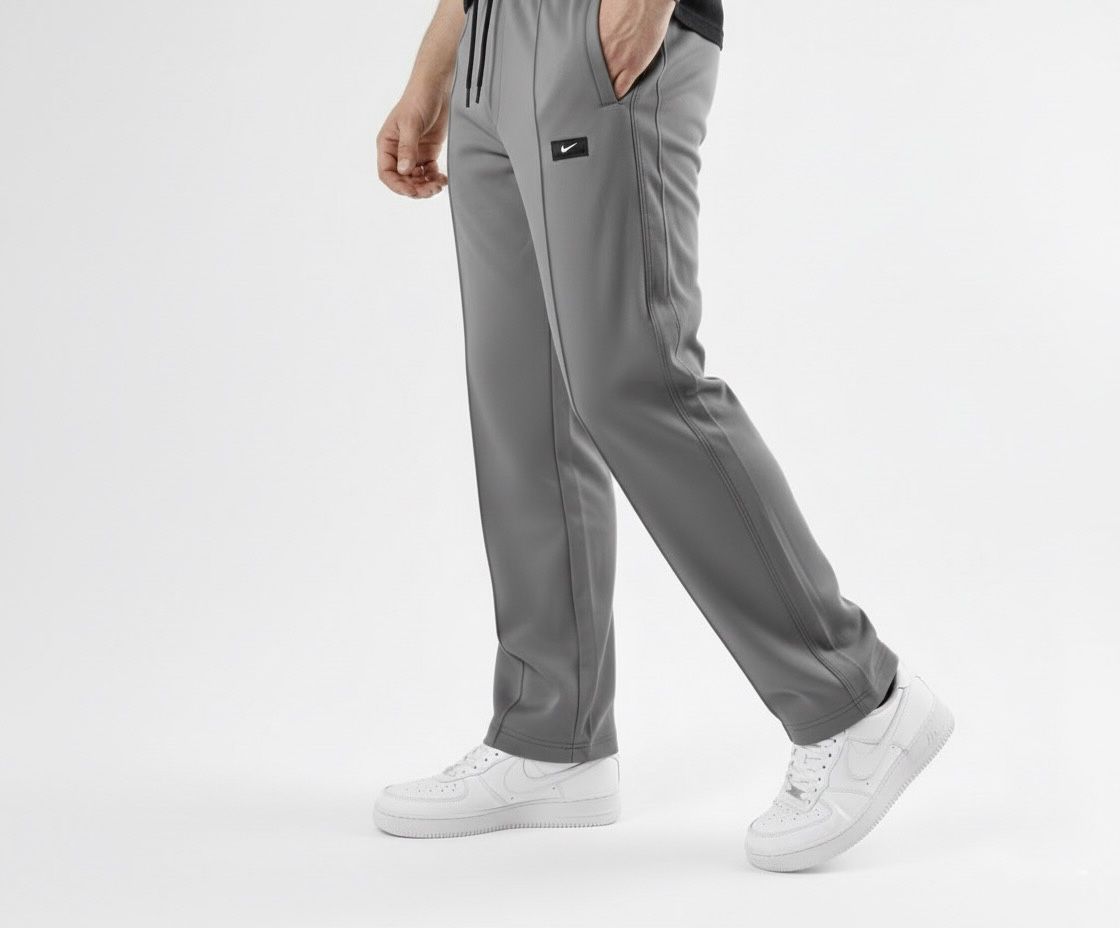 Men’s Grey Baggy Fit Casual Trouser