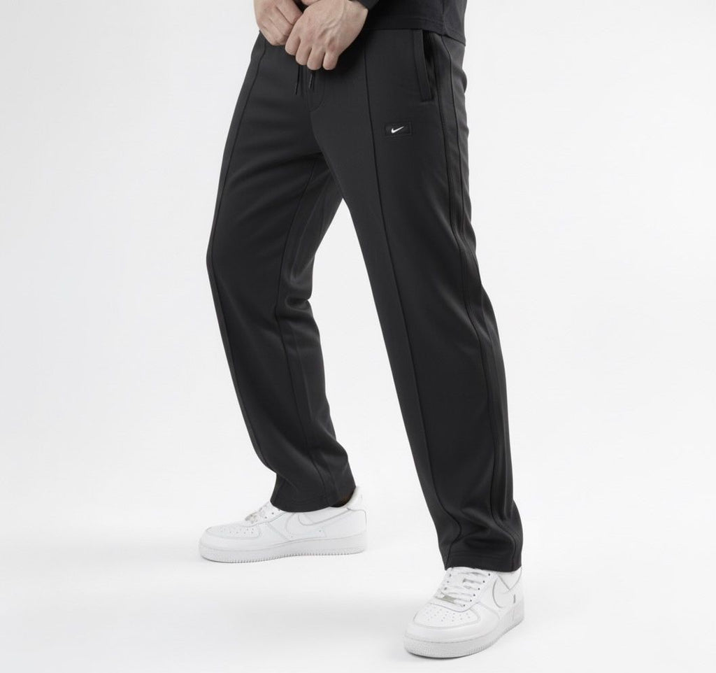 Men’s Black Baggy Fit Casual Trouser