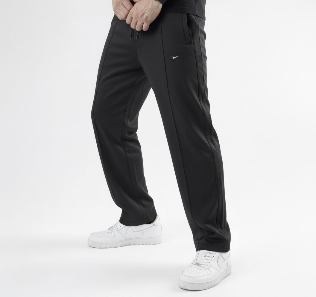 Men’s Black Baggy Fit Casual Trouser