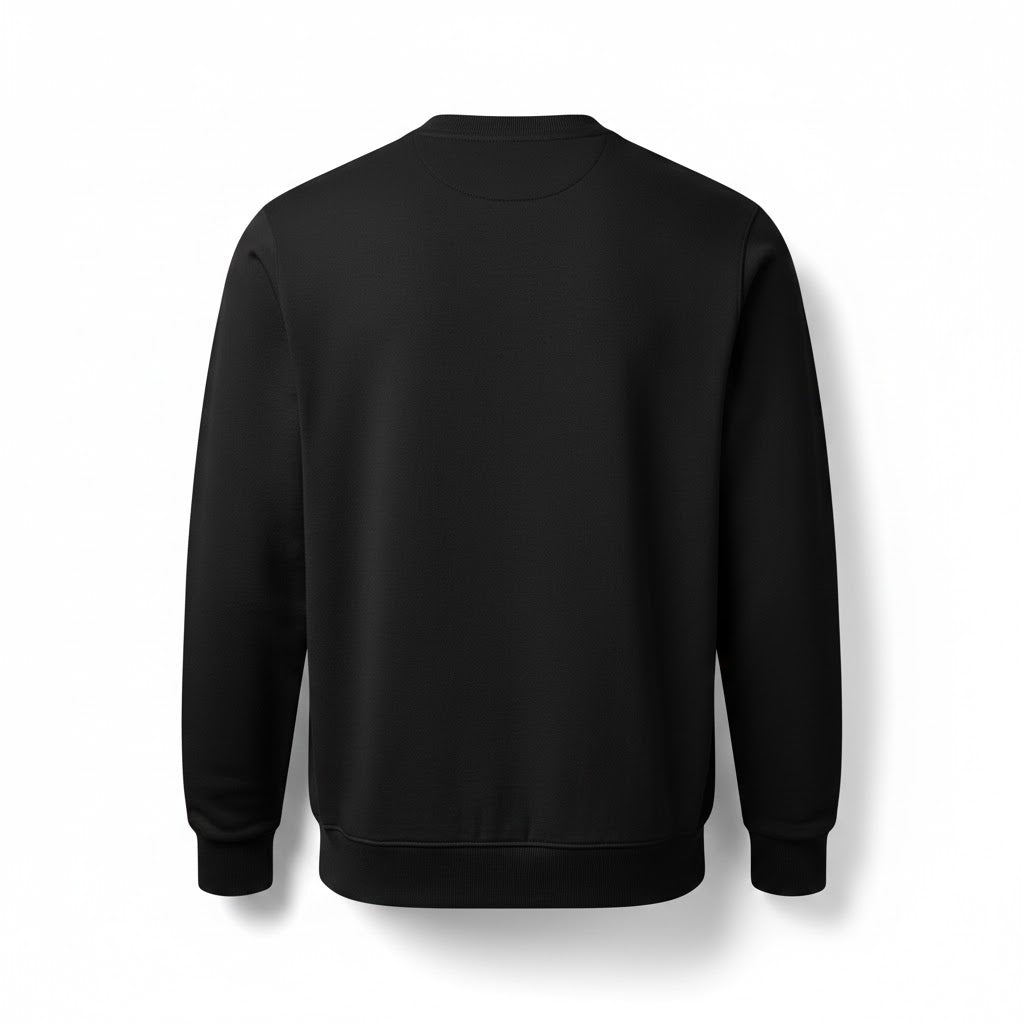Men's Classic Core Black Crewneck Sweatshirt