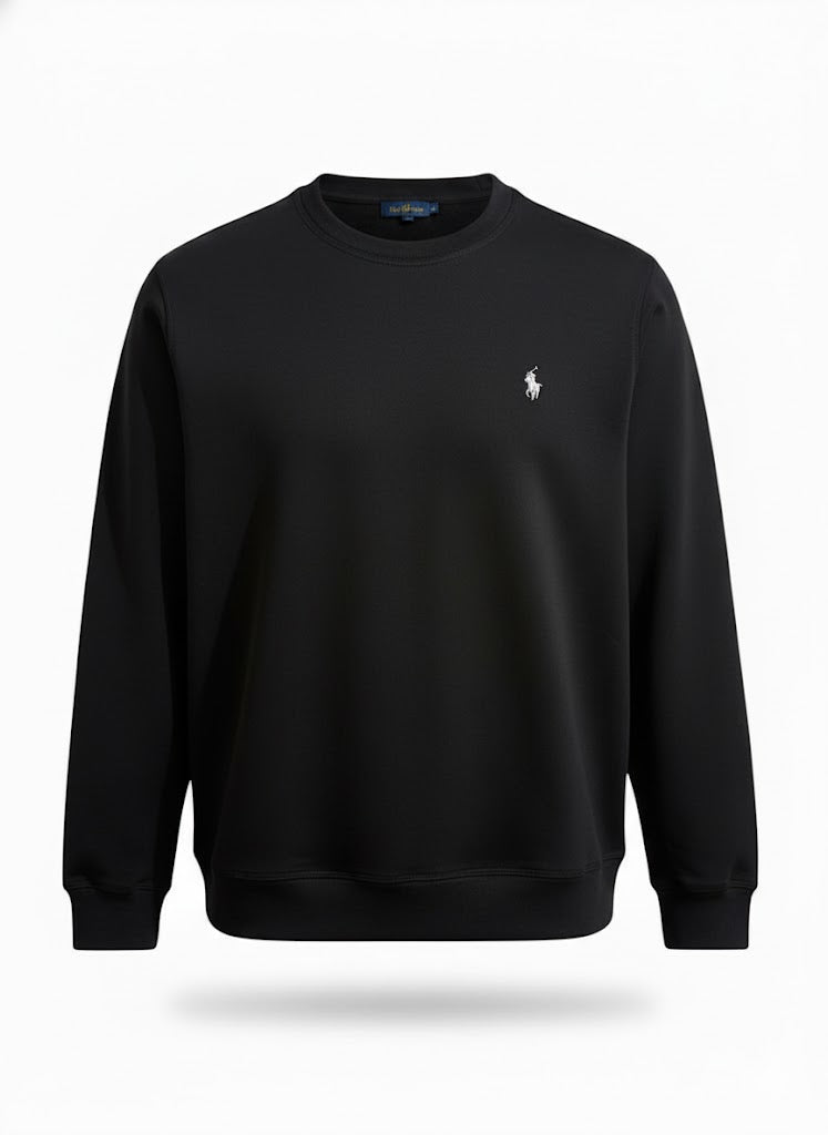 Men's Classic Core Black Crewneck Sweatshirt